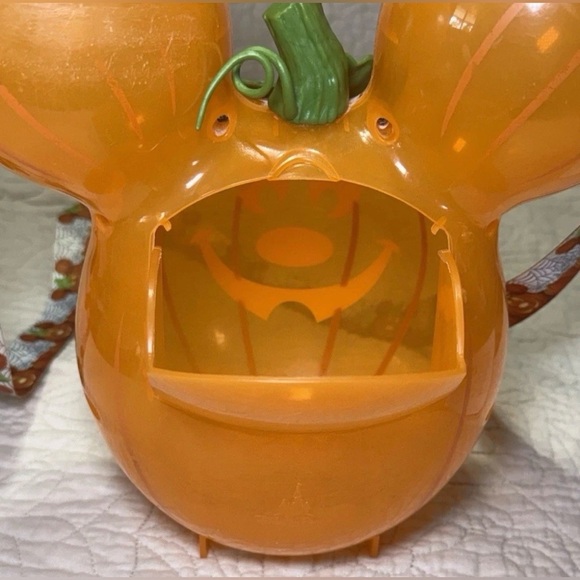 Disney World Mickey Mouse Balloon Pumpkin Popcorn Bucket Halloween DISNEY PARKS - Picture 3 of 9